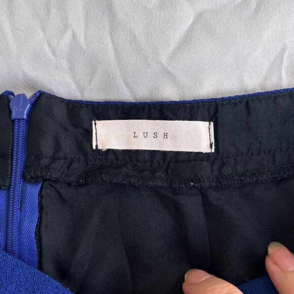 Blue and Black Mini Skirt - Picture 5 of 5